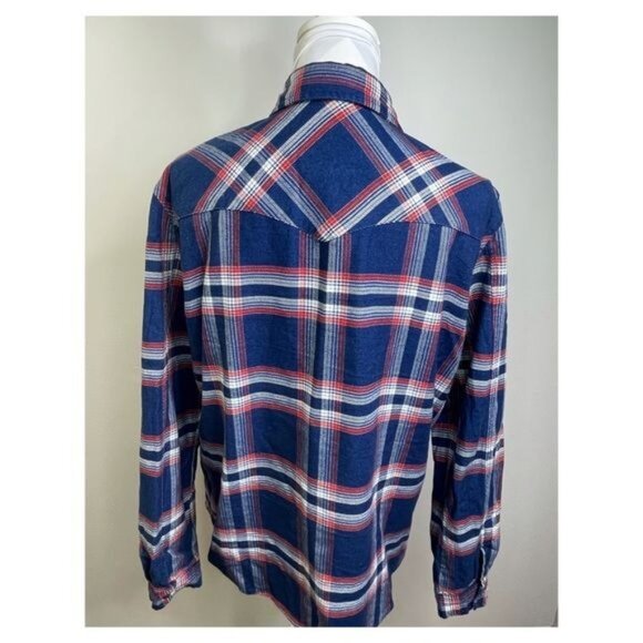 Zara Woman XL Long Sleeve Snap Button Plaid Shacket - Picture 2 of 6
